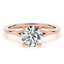 Round Solitaire Engagement Ring DiamondStatus
