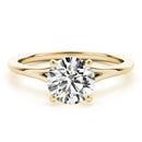 Round Solitaire Engagement Ring DiamondStatus