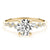 Round Scatter Shoulders Engagement Ring