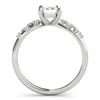 Emerald Scatter Engagement Ring DiamondStatus