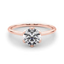 Round Solitaire Engagement Ring DiamondStatus