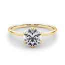 Round Solitaire Engagement Ring DiamondStatus