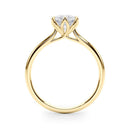 Round Solitaire Engagement Ring DiamondStatus