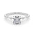 Round Scatter Engagement Ring