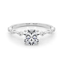 Round Scatter Engagement Ring