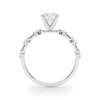 Round Scatter Engagement Ring DiamondStatus