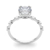 Round Scatter Engagement Ring DiamondStatus