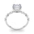 Round Scatter Engagement Ring