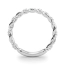 Twisted Pavé Wedding Ring