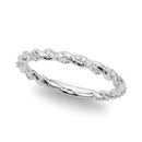 Twisted Pavé Wedding Ring