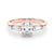 Oval Baguette Shoulders Engagement Ring