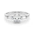 Oval Baguette Shoulders Engagement Ring