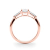 Oval Baguette Shoulders Engagement Ring DiamondStatus