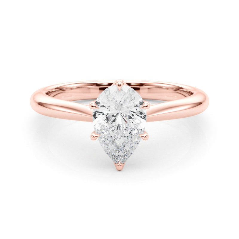Pear Solitaire Engagement Ring