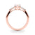 Pear Baguette Shoulders Engagement Ring