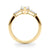Pear Baguette Shoulders Engagement Ring