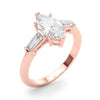 Marquise Baguette Shoulders Engagement Ring DiamondStatus