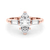 Marquise Baguette Shoulders Engagement Ring DiamondStatus
