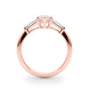 Marquise Baguette Shoulders Engagement Ring DiamondStatus