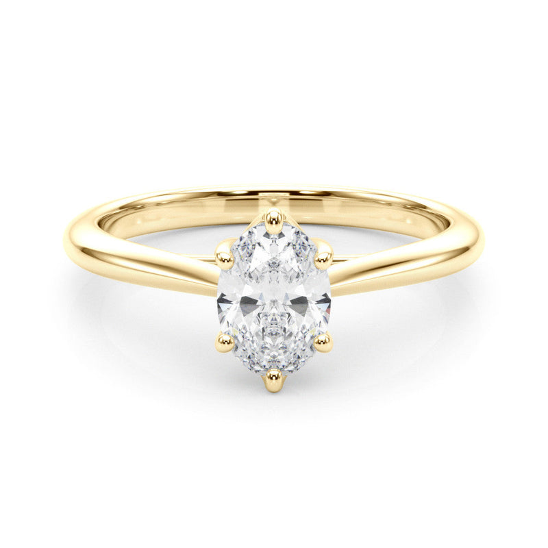 Oval Solitaire Engagement Ring