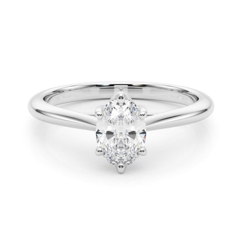 Oval Solitaire Engagement Ring