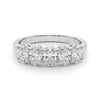 Oval Five Stone Wedding Ring DiamondStatus
