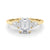 Emerald Cut Pear Shoulders Engagement Ring