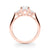 Emerald Cut Pear Shoulders Engagement Ring