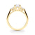 Emerald Cut Pear Shoulders Engagement Ring