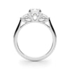 Emerald Cut Pear Shoulders Engagement Ring DiamondStatus