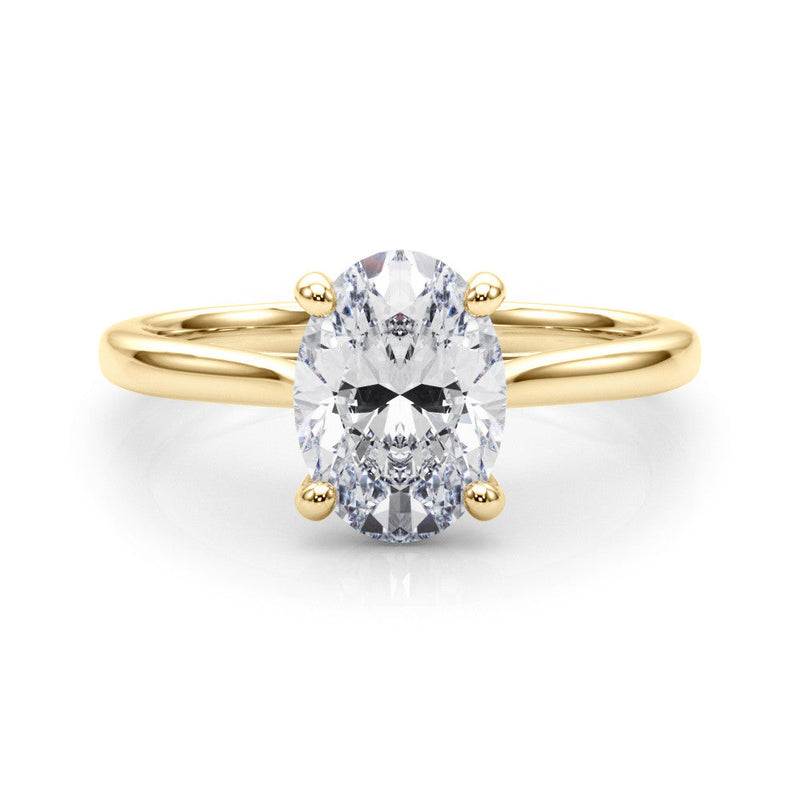 Oval Solitaire Engagement Ring