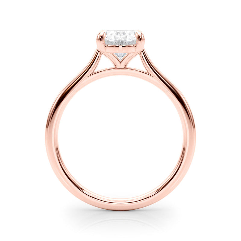 Oval Solitaire Engagement Ring