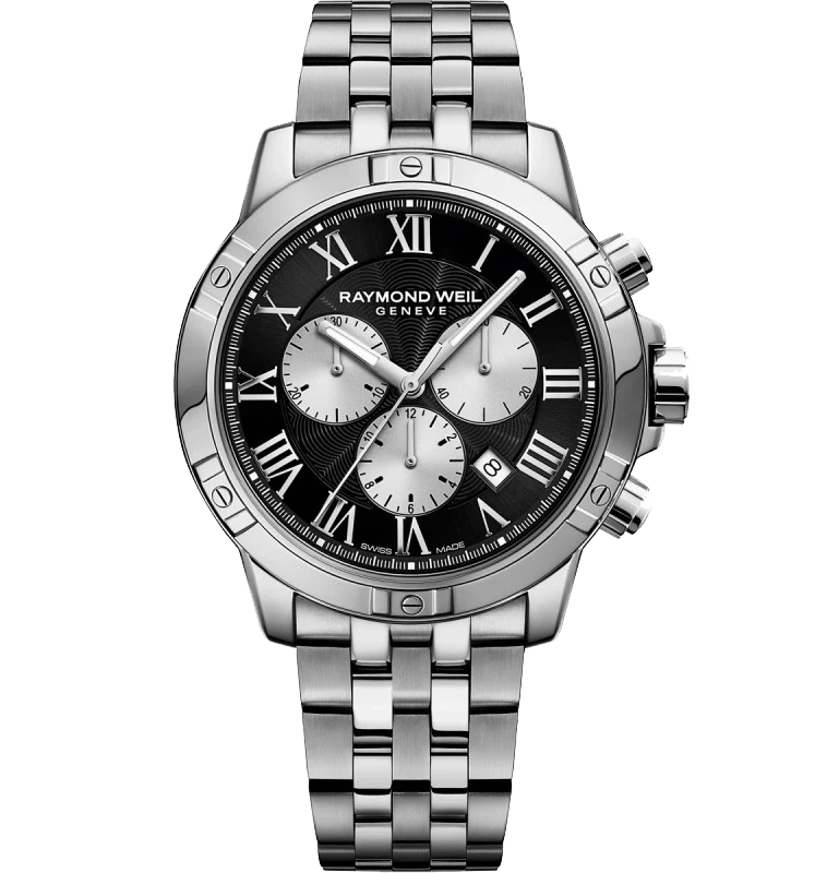 Raymond Weil Tango Men's Watch Black Dial Chronograph 8560-ST-00206