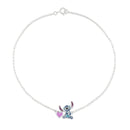 Disney Lilo & Stitch With Heart Silver Anklet