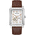 Bulova Sutton Men's Watch Heartbeat White Automatic Leather 96A268