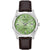 Bulova Surveyor Men's Watch Green Leather Automatic 96B427