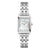 Bulova Sutton Ladies Rectangular Watch Silver MOP Diamond 96P244