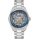 Bulova Surveyor Men's Watch Blue Skeleton 96A292