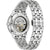 Bulova Sutton Men's Watch Skeleton Silver Green Automatic 96A329