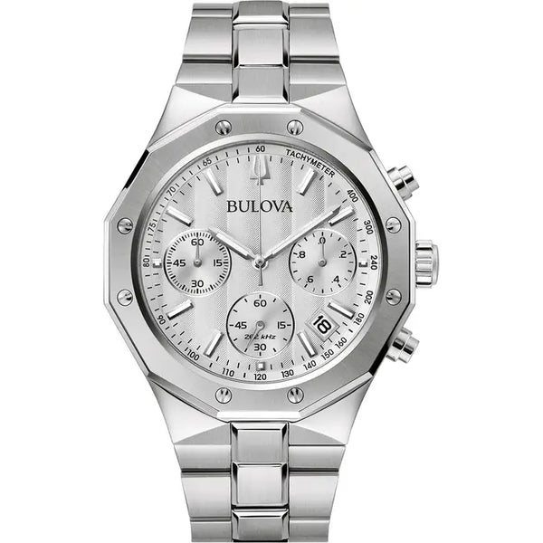 Bulova Classic Men's Silver Watch 96B408