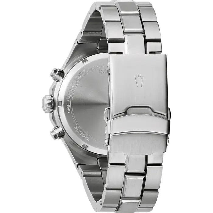 Bulova Classic Men's Silver Black Watch 96B410