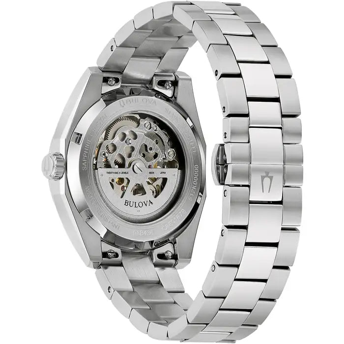 Bulova Surveyor Men's Watch Blue Automatic 96B436
