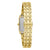 Bulova Sutton Ladies Rectangular Watch Gold MOP Diamond 97L177
