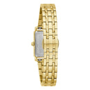 Bulova Sutton Ladies Rectangular Watch Gold MOP Diamond 97L177