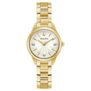Bulova Sutton Ladies Watch Gold Diamond 97P150