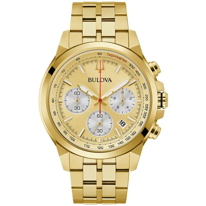 Bulova Classic Chrono Men's Gold Watch 97B217