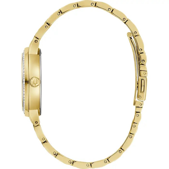 Bulova Phantom Ladies Watch Gold Diamonds 97L176