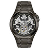 Bulova Maquina Men's Watch Black Skeleton 98A179 Bulova