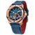 Bulova Marine Star Men's Watch Rose Gold Blue Automatic 98A227