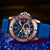 Bulova Marine Star Men's Watch Rose Gold Blue Automatic 98A227